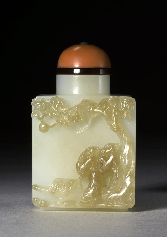隨園詩意鼻煙壺